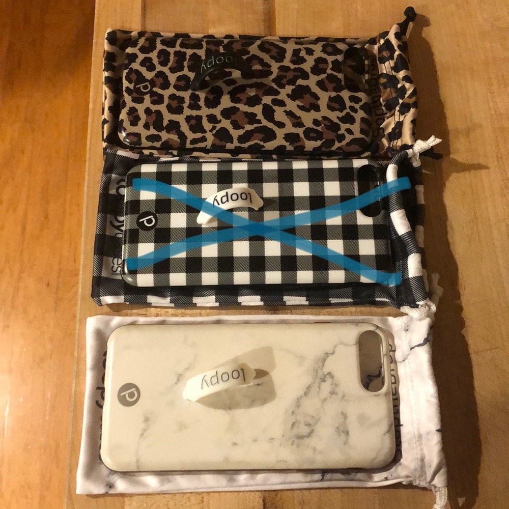 3 Loopy cases- iPhone 6/7/8 PLUS